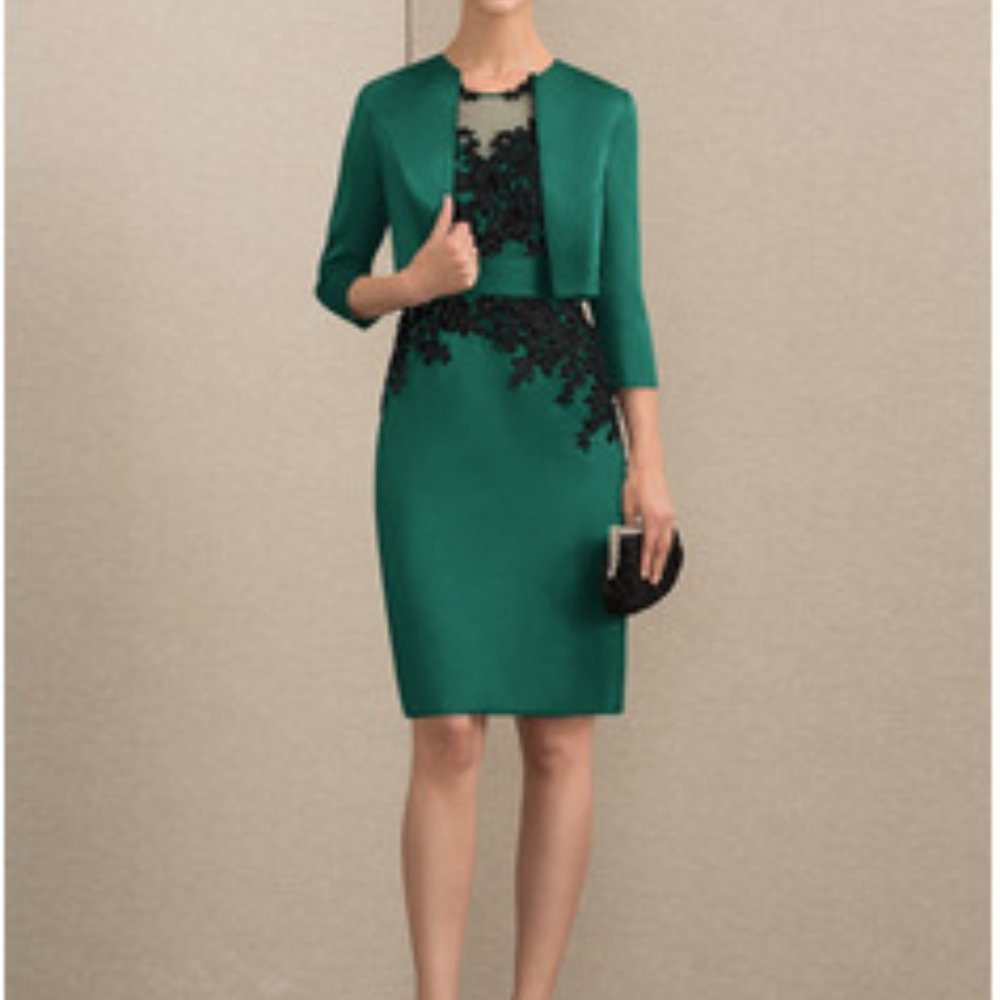 Evening Sheath Dress with matchiing Bolero
